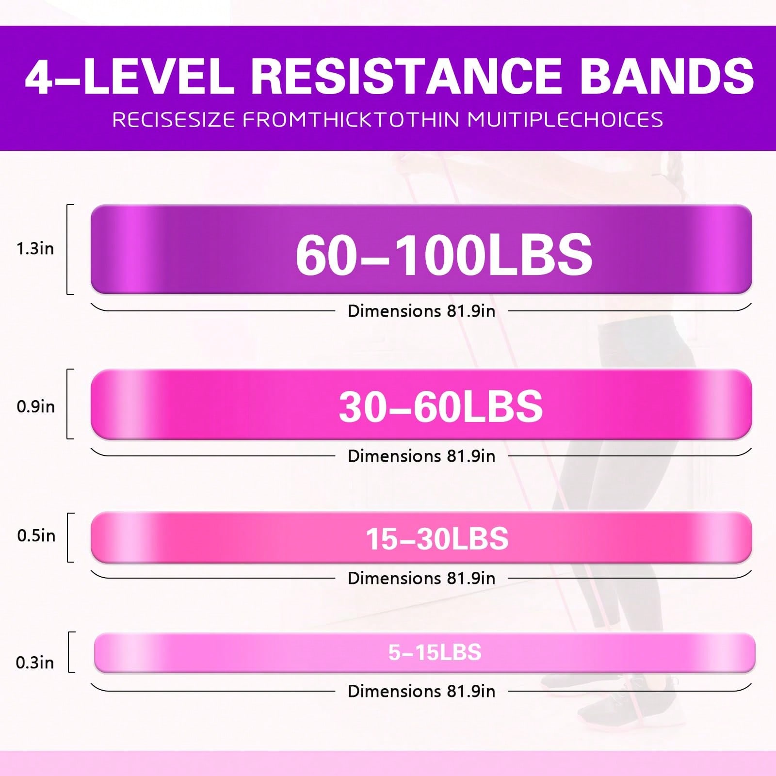Different Resistance Stackable - Yoga Fitness Training recension och pris