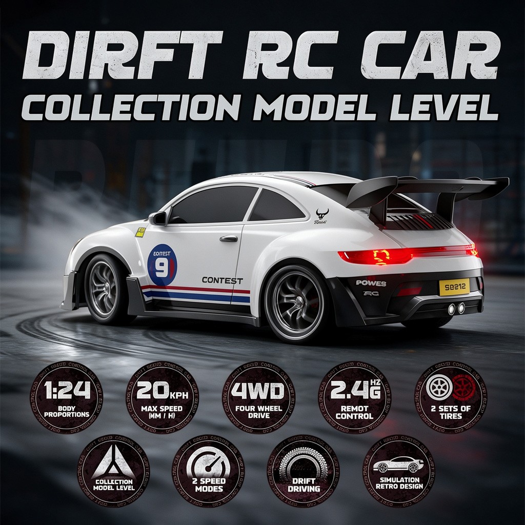 New Remote-Controlled Drift Ca - Victor Racket Jetspeed recension och pris