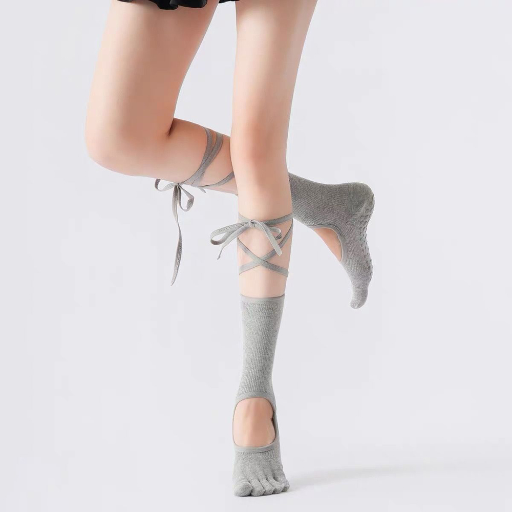 Lace-up Ballet Yoga Socks Wome - Yoga Of Fitness recension och pris