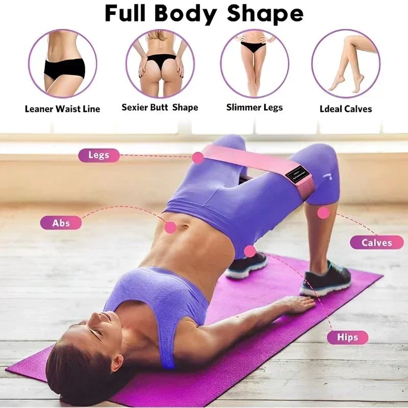 Fabric Resistance Hip Booty Ba - Yoga Fitness Resistance Band recension och pris