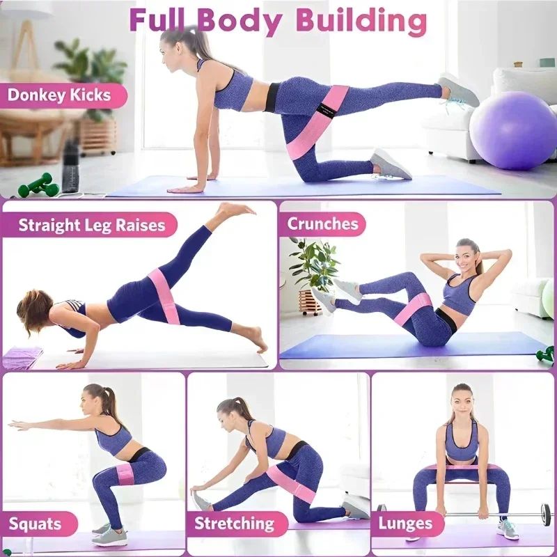 Fabric Resistance Hip Booty Ba - Yoga Fitness Resistance Band recension och pris