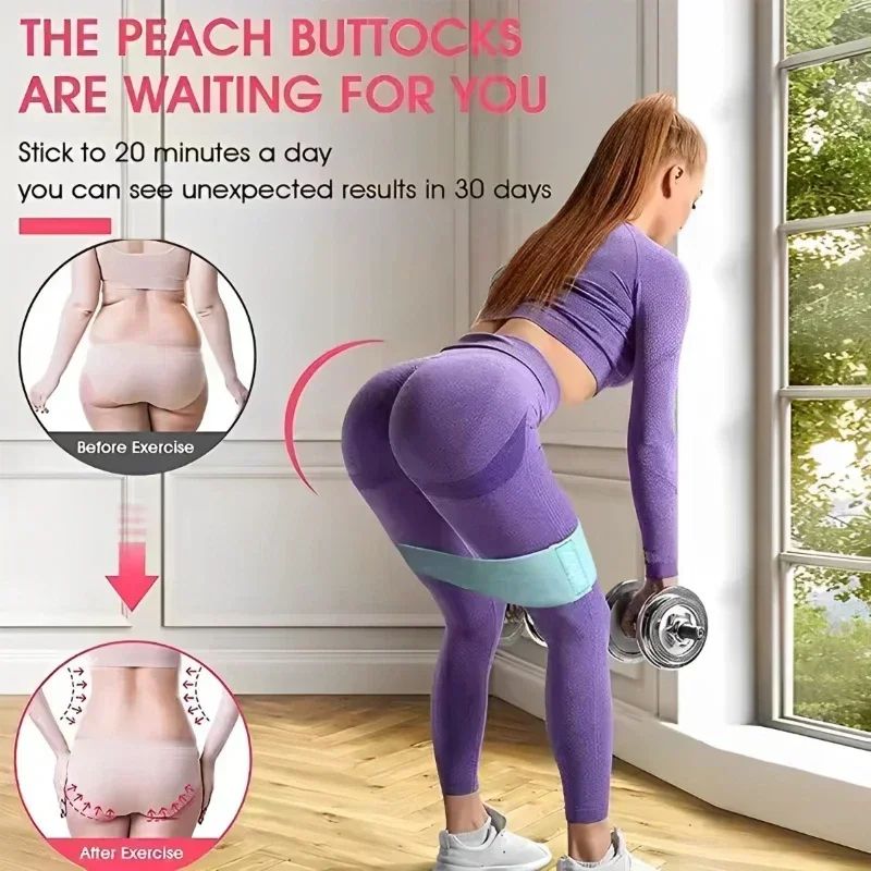 Fabric Resistance Hip Booty Ba - Yoga Fitness Resistance Band recension och pris